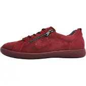 Waldlaufer H-Cloé Damenschuhe sportlicher Schnürer Rot Freizeit