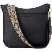 Sonstiges BOSTANTEN Damen Handtasche mittelgroß Leder Schultertasche Crossbody Bag mit breitem Schultergurt