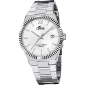 Lotus Edelstahl Herren Uhr Armbanduhr silber Elegant Classic D2UL18835/1