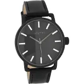 Oozoo Damen Uhr Casual matt Leder Armbanduhr Timepieces schwarz D2UOC8314A