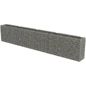 Syfax Gabionen-Hochbeet Verzinkter Stahl 540×50×100 cm