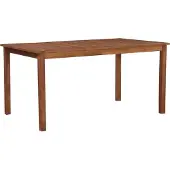 Syfax Gartentisch 150x90x74 cm Massivholz Akazie