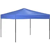 Syfax Partyzelt Faltbar Blau 3x3 m