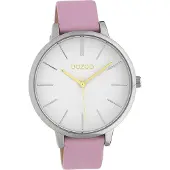 Oozoo Damen Armbanduhr pink Analog Timepieces Lederarmband D2UOC10180