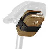 RockBros Fahrrad Satteltasche Mini Tragbare Fahrradtasche für Werkzeug 0,35L Braun
