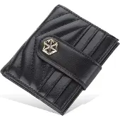 HARAHU Elegante Damen Geldbörse Boiseen YA-36005 - Schwarz KP36005