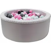 Odol-Plusz Bällebad Bällepool Für Baby Kinder 90X30cm/200 Bälle ∅7cm Bällchenpool