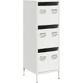 Syfax Highboard Weiß 39x35x103,5 cm Stahl