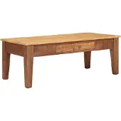 Syfax Couchtisch Braun 110 x 55 x 40 cm Massivholz Mango