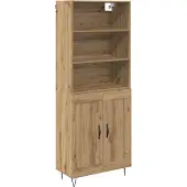 Syfax Highboard 2 stk. Artisan-Eiche 69,5 x 34 x 180 cm