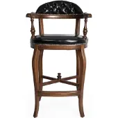 AEA Barhocker Stühle Stuhl Design Holzstuhl Esszimmerstuhl Hocker Chesterfield Bar