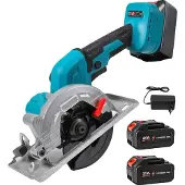 OEM Kreissäge, bürstenloser Motor, ergonomisches Design, Mit 2 × Batterie