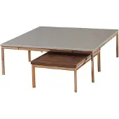 AEA Wohnzimmer Set Komplett 3tlg Modern Couchtisch mit 2x Beisteltisch