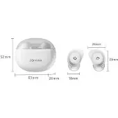 A4Tech Bluetooth-Kopfhörer-Stecker B27 2Drumtek, True Wireless, Pink