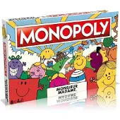 Winning Moves Monopoly Monsieur Madame, Gesellschaftsspiel, , Mr. Men & Little Miss Charaktere, Familienspiel