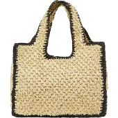 FENIA damen handtasche - weiss schwarz, onesize