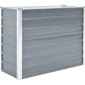 Syfax Garten-Hochbeet Verzinkter Stahl 100x40x77 cm Grau