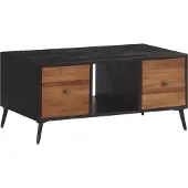 Syfax Couchtisch 90x50x41 cm Recyceltes Massivholz Teak