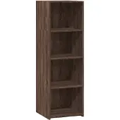 Syfax Highboard Braun Eichen-Optik 40x41x124 cm Holzwerkstoff
