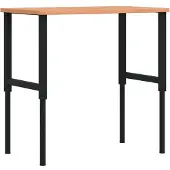 Syfax Werkbank 100x60x(71,5-98) cm Massivholz Buche Rechteckig