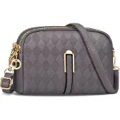 Sonstiges TEUEN Damen Kleine Crossbody Umhängetasche Leder mit Reißverschluss