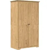 Syfax Kleiderschrank BODO Honigbraun 53,5 x 99 x 173 cm Holzwerkstoff