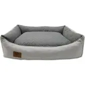 Odol-Plusz XL Hundebett Hundekissen Hundesofa Katzenbett 100x70 wasserdicht Grau