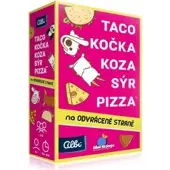 Albi Taco-Katzen-Ziegenkäse-Pizza auf der Rückseite