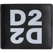 Dsquared2 Herren-Ledergeldbörse D2 NERO
