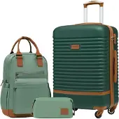 Sonstiges COOLIFE Koffer Trolley Set 3-teilig ABS Hartschale TSA-Schloss
