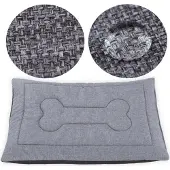 Welsti Hundebett für Katzen, Hundematte, grau XL 130x90