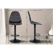 CLP Barhocker Elmore Kunstleder B schwarz