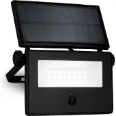 Briloner Solar LED outdoor wall light, black, incl. IR sens