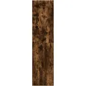 Syfax Kleiderschrank Räuchereiche 30x50x200 cm Holzwerkstoff