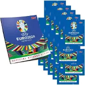 Topps UEFA EURO 2024 Germany - Sammelsticker - 1 Album + 50 Tüten