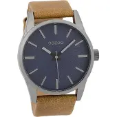 Oozoo Leder Herren Uhr struktur Analog Quarzuhr Armband braun Timepieces D2UOC9625A