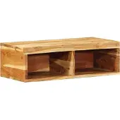 Syfax TV-Wandschrank 60x30x19 cm Massivholz Akazie
