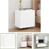 The Living Store TV-Wandschrank Weiß 40,5x30x40 cm Holzwerkstoff