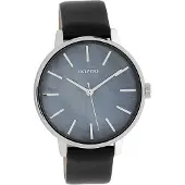 Oozoo Damen Armbanduhr schwarz Analog Timepieces Lederarmband D2UOC10119