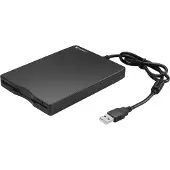 Sandberg USB Floppy Drive, Externes Diskettenlaufwerk, USB 2.0, 360 RPM, 140 mm, 20 mm, 100 mm