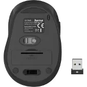 Hama Maus "Optische 6 Tasten Funkmaus "MW-400 V2", ergonomisch, USB Empfänger", rot, B:9cm H:4,5cm T:18cm, Computer-Mäuse, Maus