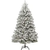 Syfax Künstlicher Weihnachtsbaum Klappbar Beschneit 240 cm