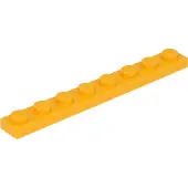 LEGO 1x8 Platte 3460 - 50 Stück Helles Hellorange