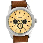 Oozoo Damen Armbanduhr braun Analog Timepieces Lederarmband D2UOC10316