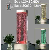AEA Wasser Säule 20*80cm Wasserwand Säulen Wand Trennwand Led Beleuchtet Wände
