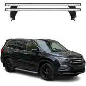 Menabo Dachträger Grundträger für Honda Pilot III 2016-2023 Alu Silber