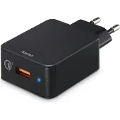 Hama Schnellladegerät USB-A, 19,5 W, Schwarz