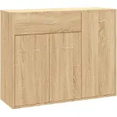 Syfax Sideboard Sonoma-Eiche 88x30x70 cm Holzwerkstoff