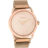 Oozoo Damen Armbanduhr rosegold Analog Timepieces Metallarmband D2UOC10697