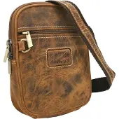 Peterson PTN 1113-TMH-5818 Hellbraune Ledertasche
